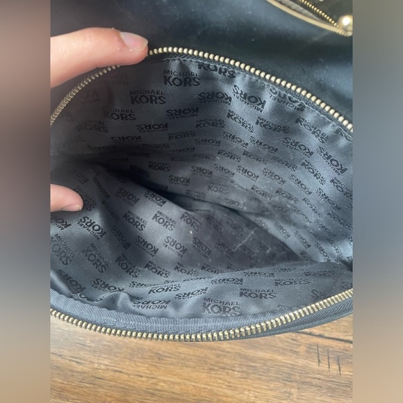 Black MK backpack Nylon backpack travel Michael Kors backpack - Picture 10 of 16